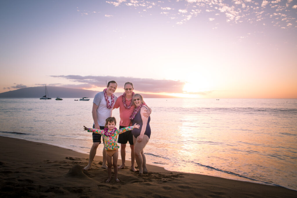 family bonding in hawaii family session sf bay area