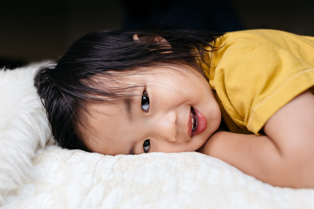 big brother looking adorable newborn home session sf bay area