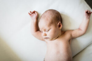 baby girl milk coma newborn home session bay area alameda