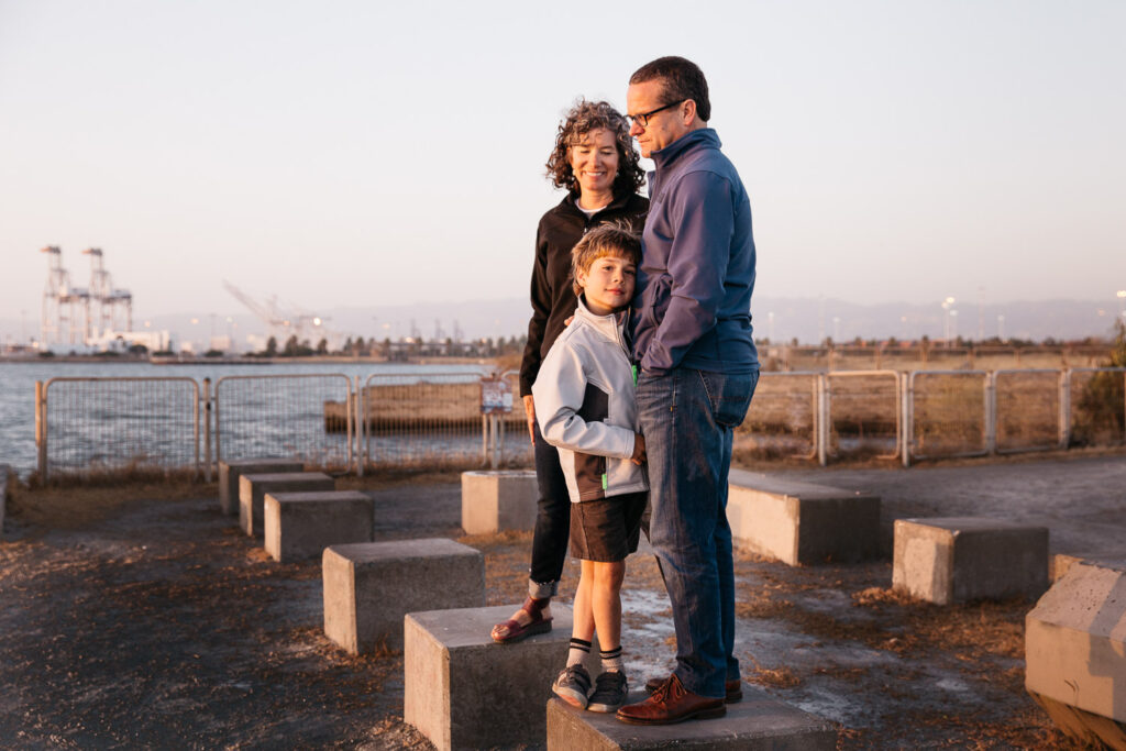 family session at middle harbor shoreline park oakland