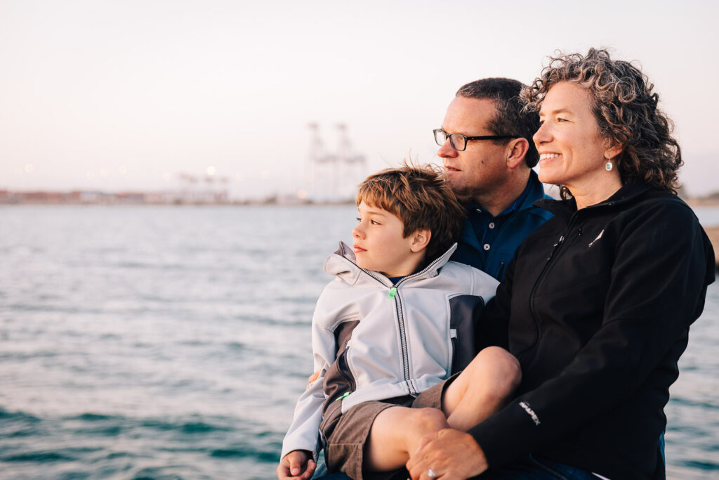 family session at middle harbor shoreline park oakland