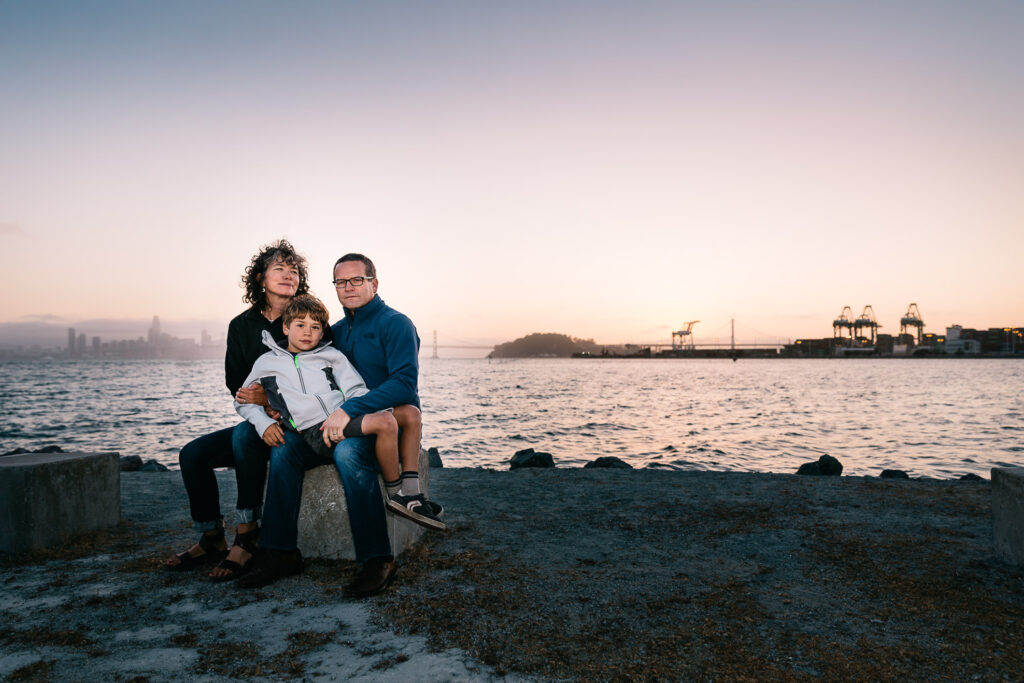 family session at middle harbor shoreline park oakland