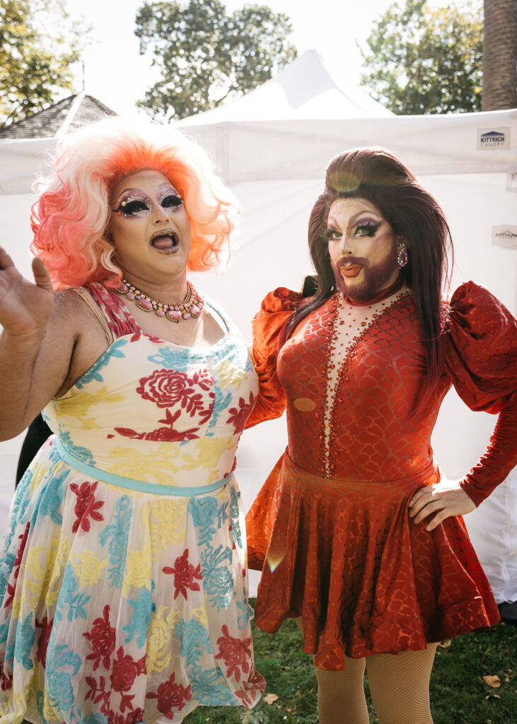 Drag divas being fabulous at Alameda Pride 2023