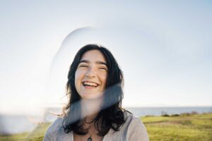 Non-traditional senior portraits in Oakland.
